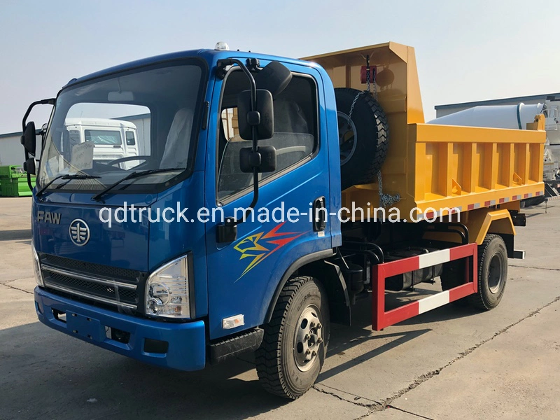 Discount Sales FAW Tiger light dump truck/ 3-5 Tons Dumper tipper truck FAW