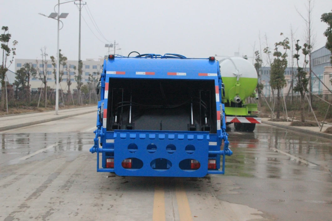 Dongfeng 6-20cbm Compressed Sanitation Rubbish Collector Garbage Collection Hook Lift Roll off Waste Compactor Garbage Truck