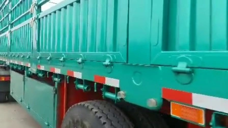 2/3 Axle Heavy Duty Side Wall/Side Board/Drop Side/Fence/Stake Utility Cargo Truck Semi Trailer with Container Lock