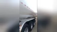 3 Axles 45000 Liters Aluminum Fuel Tanker Truck Semi Trailer with Spring/Air Bag Suspension
